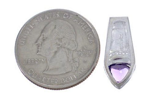 Southwest Opal And Amethyst Pendant EX42747